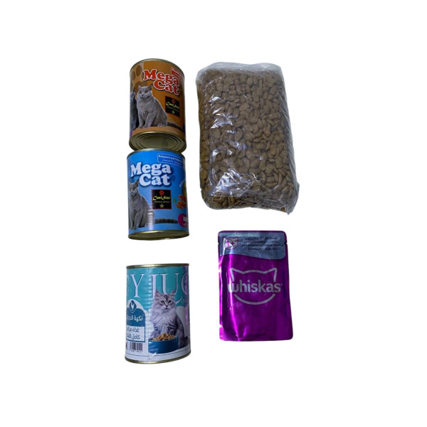 مجموعة غذائية للقطط 58 ولاية - طعام كامل لقطتك طاقم