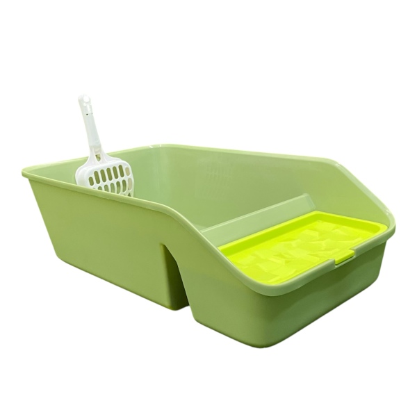 صندوق فضلات القطط مع مجرفة 45سم/ 29 سم - للنظافة والراحة لقطتك