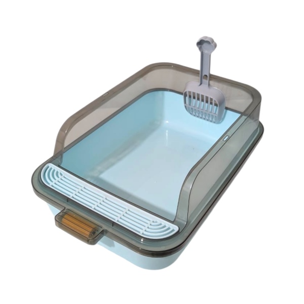 صندوق فضلات مع مجرفة للقطط - نظافة وعملية