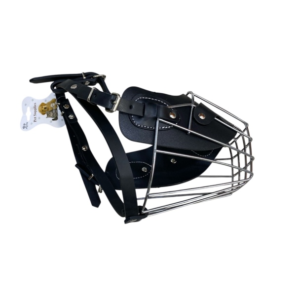 كمامة كلاب كبيرة من الفولاذ - لأقصى درجات الحماية والأمان