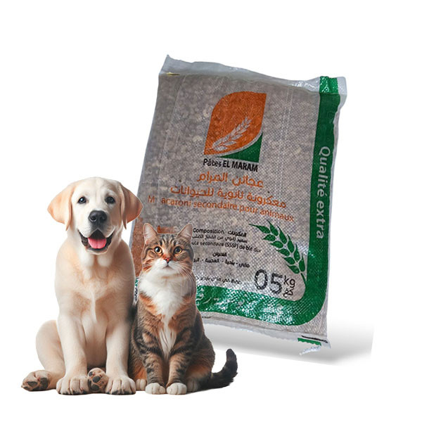 كيس معكرونة سميد 5 كلغ للكلاب والقطط