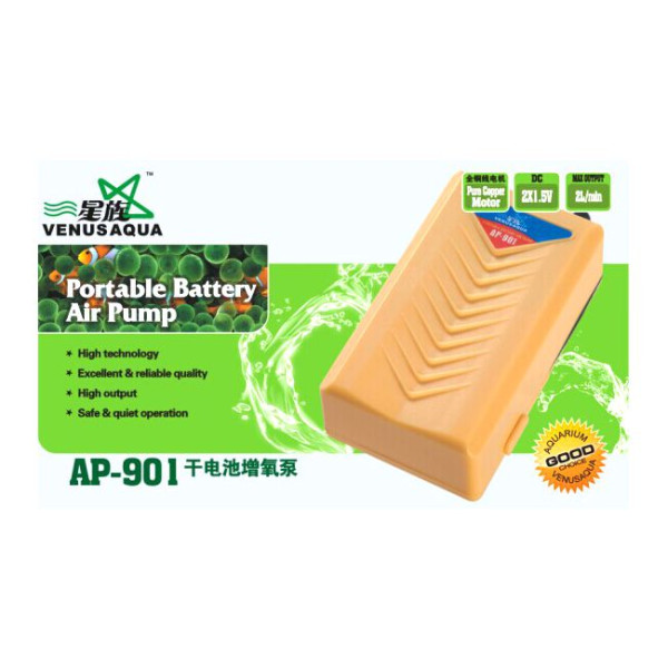 Venusaqua AP-901 Batterie pump pilli hava Motoru